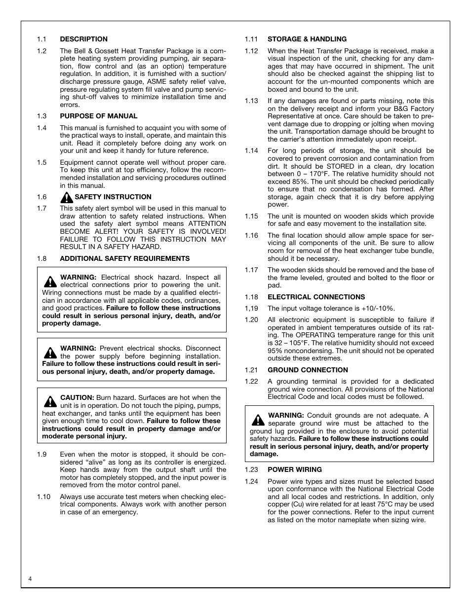 Bell & Gossett S11574C Heat Transfer Package with Air Separation User Manual | Page 4 / 8