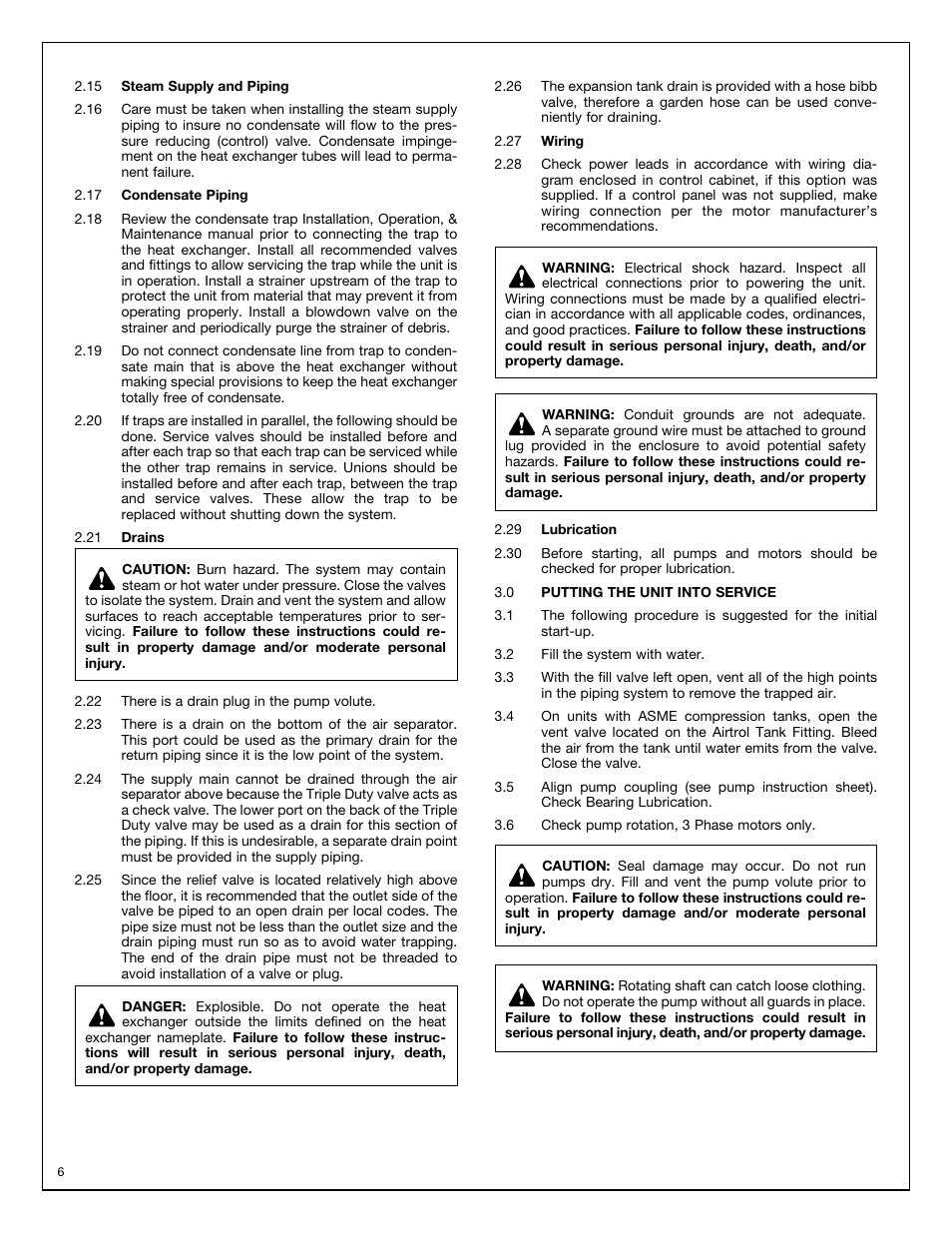 Bell & Gossett S11574C Heat Transfer Package with Air Separation User Manual | Page 6 / 8