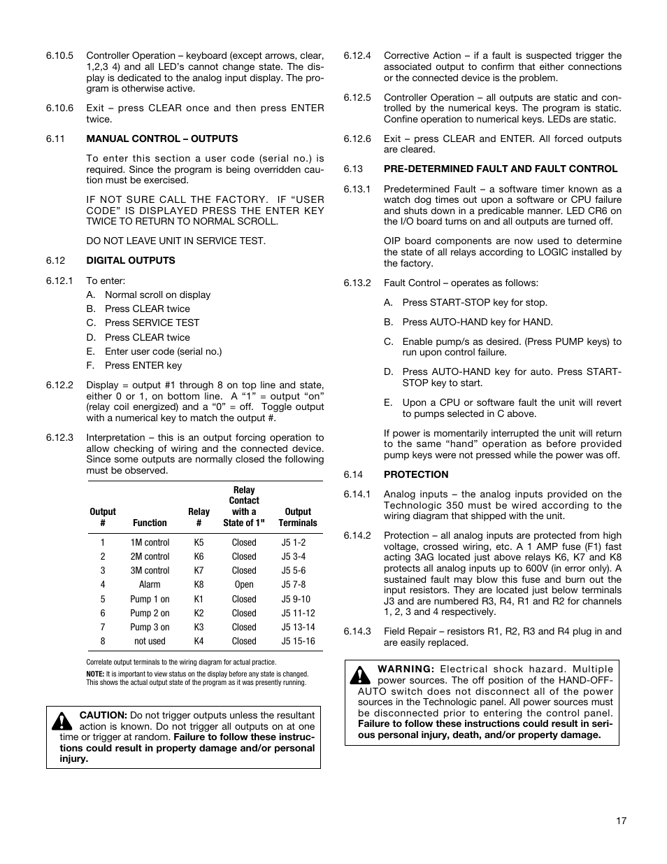 Bell & Gossett S12596B Technologic 350 Pump Controller User Manual | Page 17 / 24