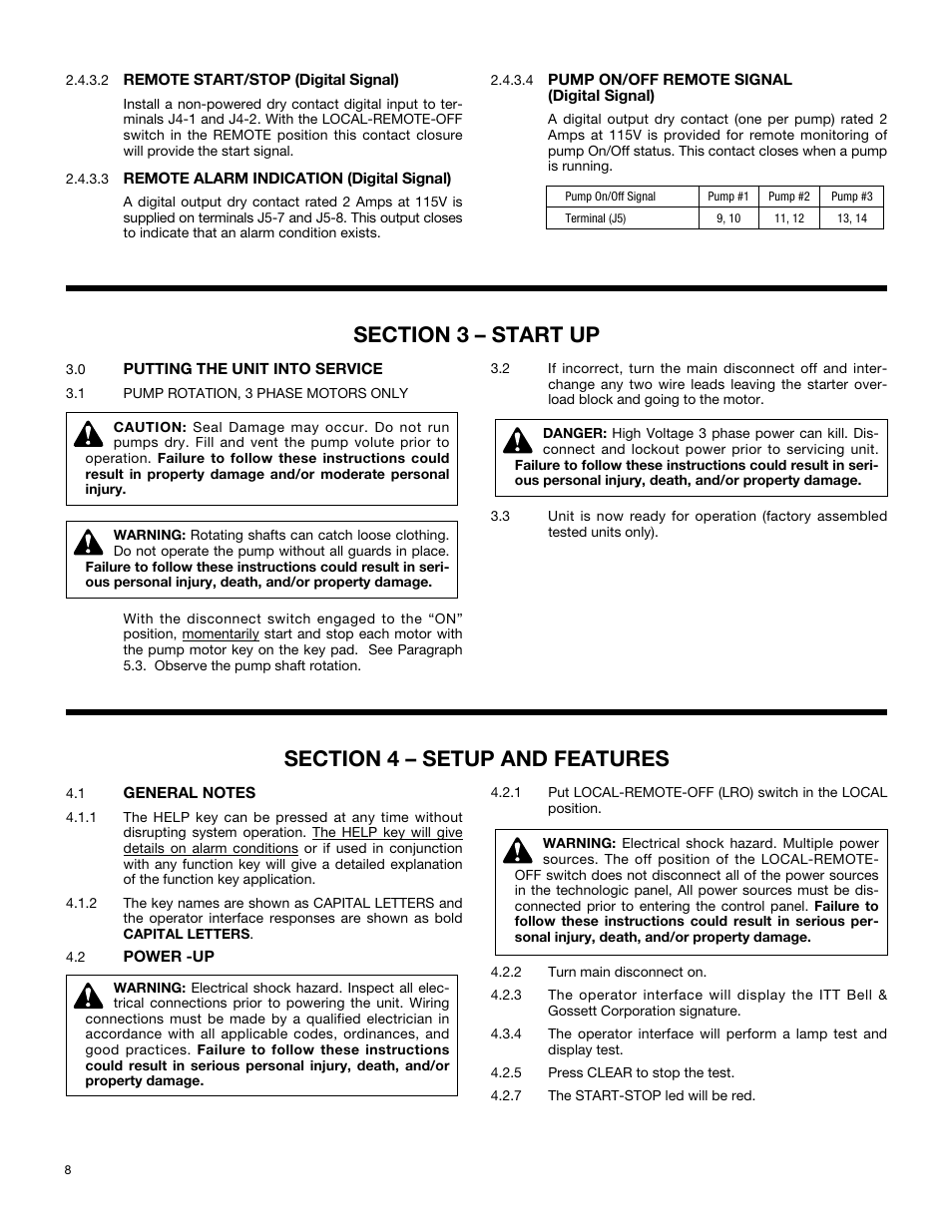 Bell & Gossett S12596B Technologic 350 Pump Controller User Manual | Page 8 / 24