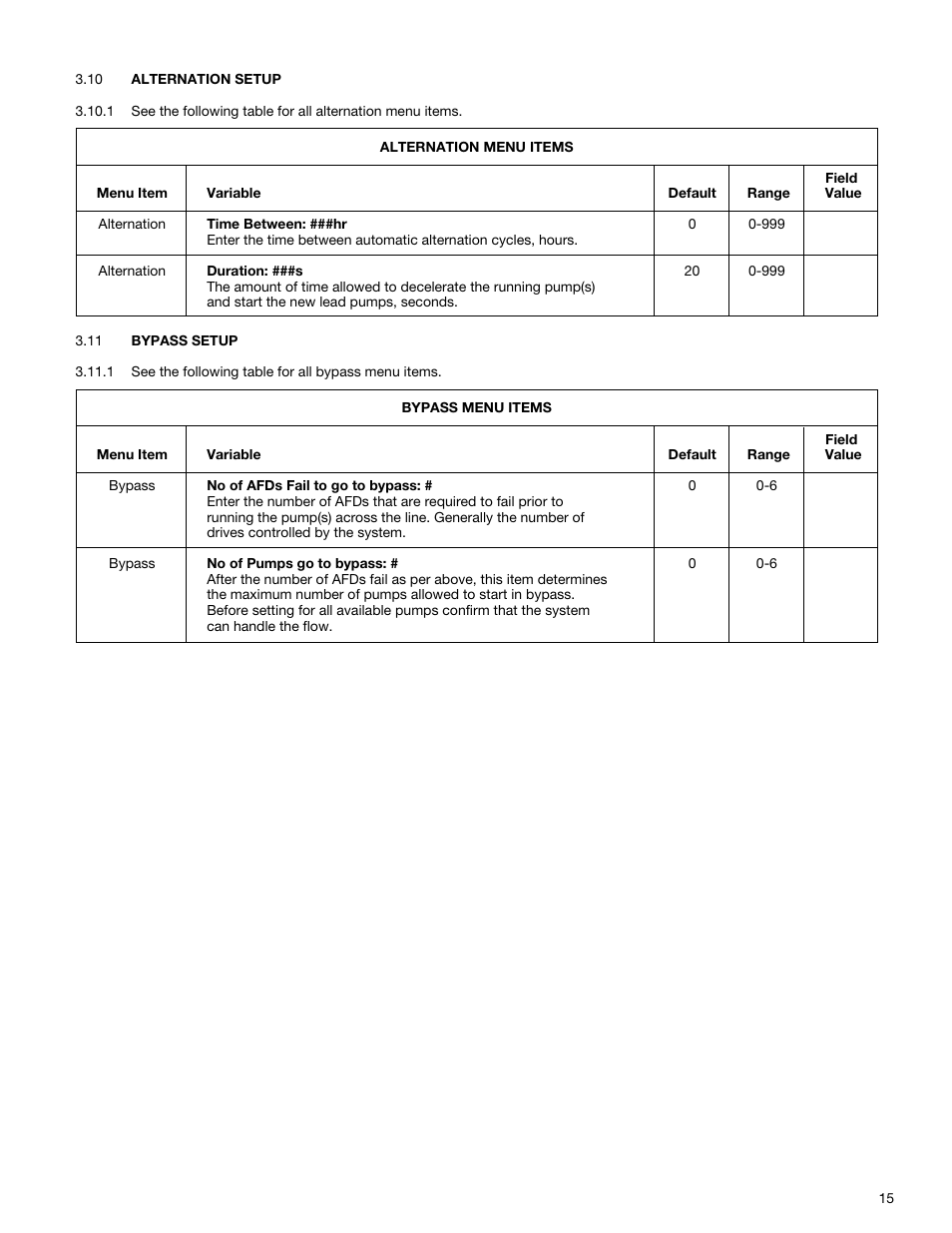Bell & Gossett S13641B Technologic 5500 Series Pump Controller User Manual | Page 15 / 38