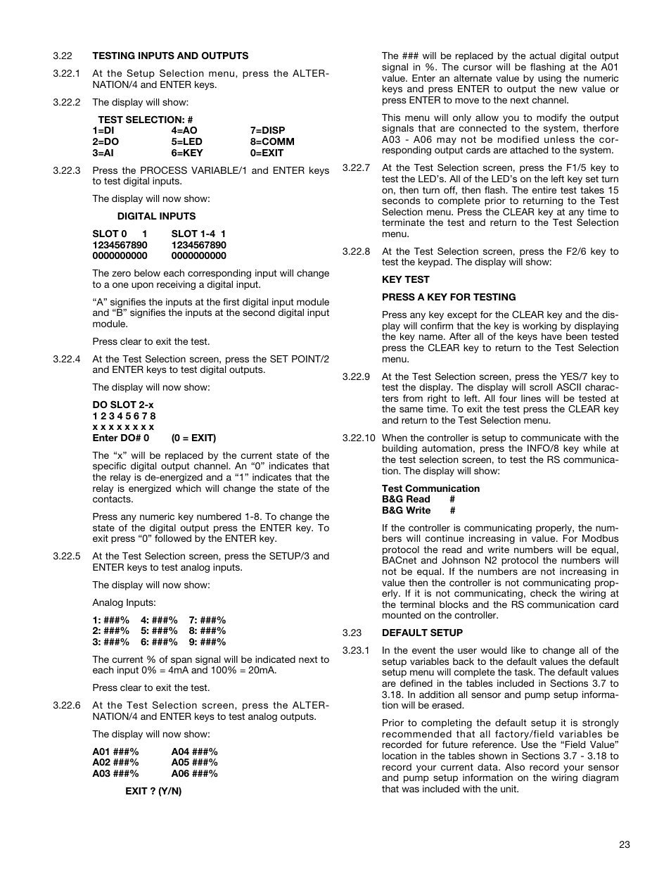 Bell & Gossett S13641B Technologic 5500 Series Pump Controller User Manual | Page 23 / 38