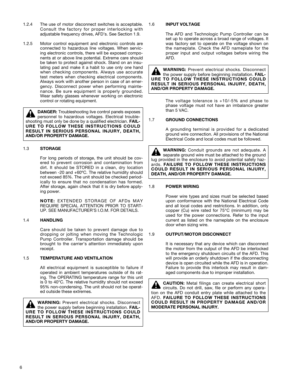 Bell & Gossett S13641B Technologic 5500 Series Pump Controller User Manual | Page 6 / 38