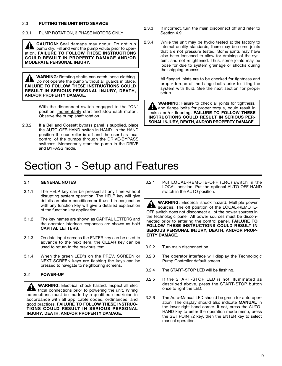 Bell & Gossett S13641B Technologic 5500 Series Pump Controller User Manual | Page 9 / 38