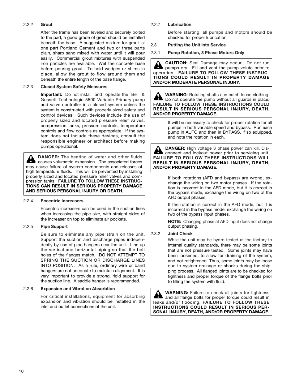 Bell & Gossett S14334B Technologic 5500 Series Variable Primary Pump and Valve Controller User Manual | Page 10 / 54