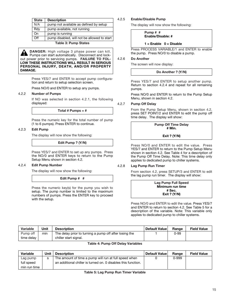 Bell & Gossett S14334B Technologic 5500 Series Variable Primary Pump and Valve Controller User Manual | Page 15 / 54