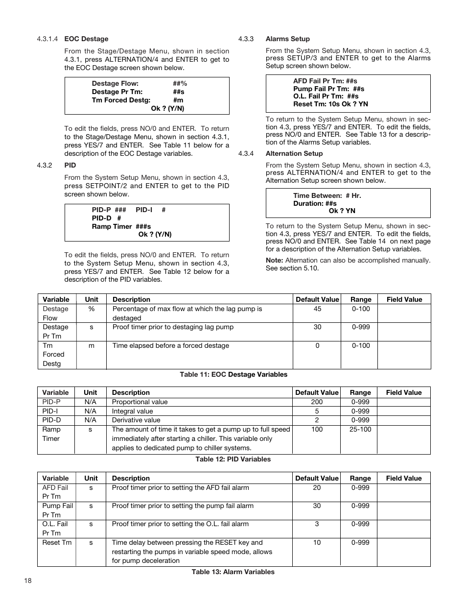 Bell & Gossett S14334B Technologic 5500 Series Variable Primary Pump and Valve Controller User Manual | Page 18 / 54