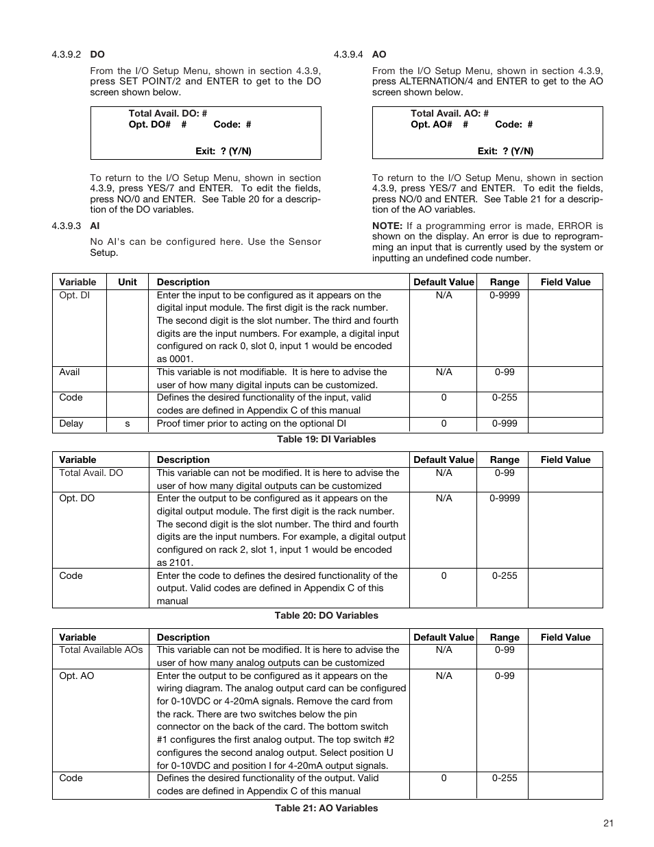 Bell & Gossett S14334B Technologic 5500 Series Variable Primary Pump and Valve Controller User Manual | Page 21 / 54