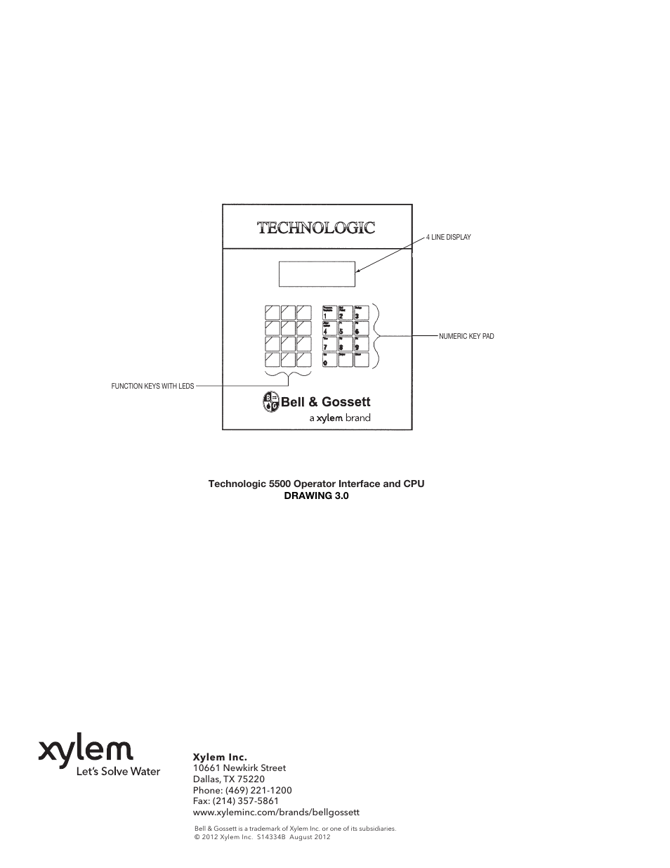 Bell & Gossett S14334B Technologic 5500 Series Variable Primary Pump and Valve Controller User Manual | Page 54 / 54