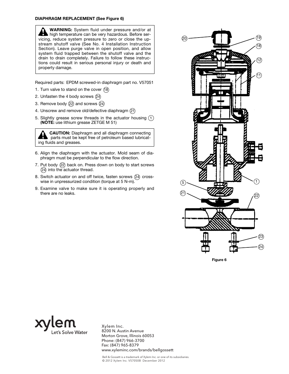 Bell & Gossett V57050B SRS Pneumatic Purge Valve User Manual | Page 4 / 4