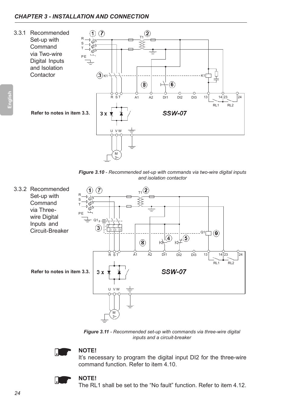 Chapter 3 - installation and connection | Xylem SSW-07 Soft-Starter User Manual | Page 25 / 161