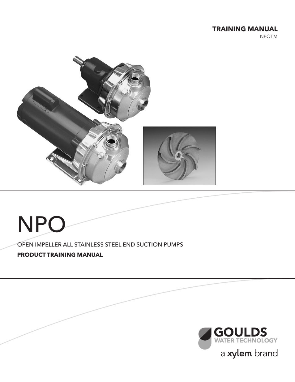 Xylem NPOPTM NPO Product Training Manual User Manual | 28 pages