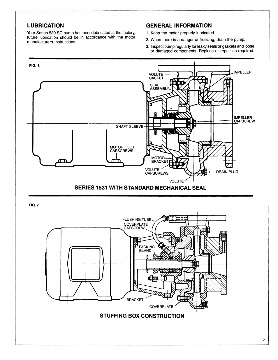 Xylem P81850C Marlow Series 530 SC Close Coupled Centrifugal Pumps User Manual | Page 5 / 8