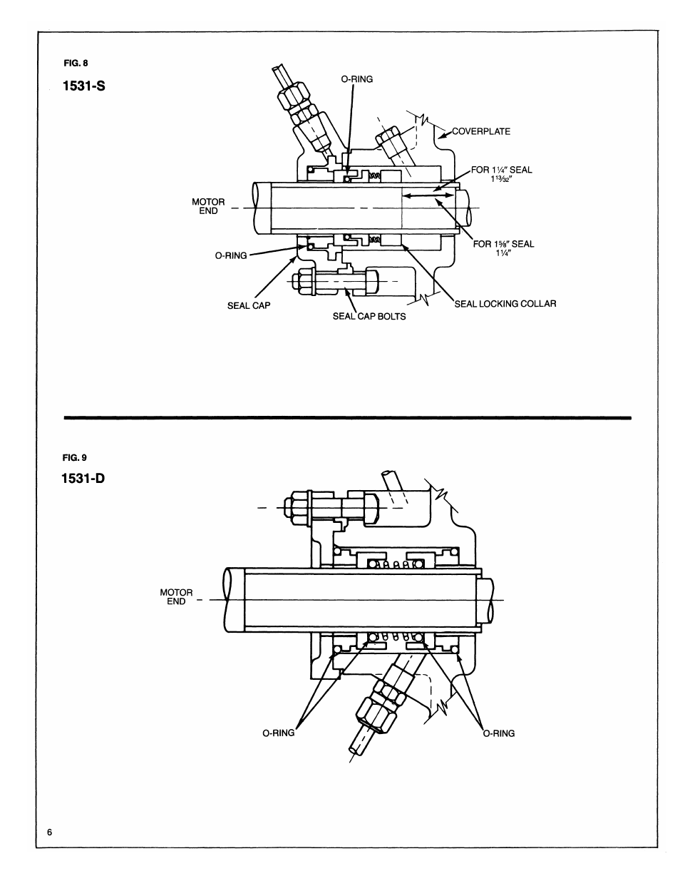 Xylem P81850C Marlow Series 530 SC Close Coupled Centrifugal Pumps User Manual | Page 6 / 8