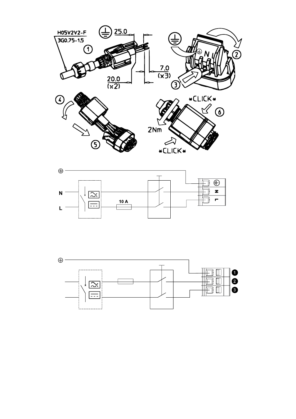 Figure 6, Figure 7 | Xylem ECOCIRC XL, XLplus Electronic drive User Manual | Page 20 / 25