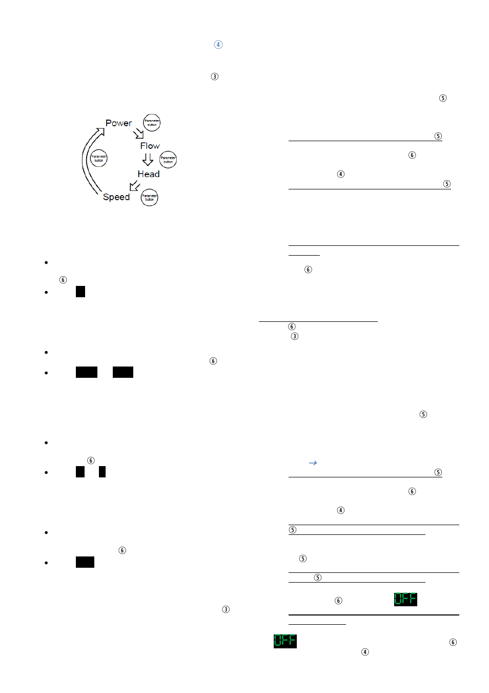 2 parameter leds description, 3 settings | Xylem ECOCIRC XL, XLplus Electronic drive User Manual | Page 9 / 25