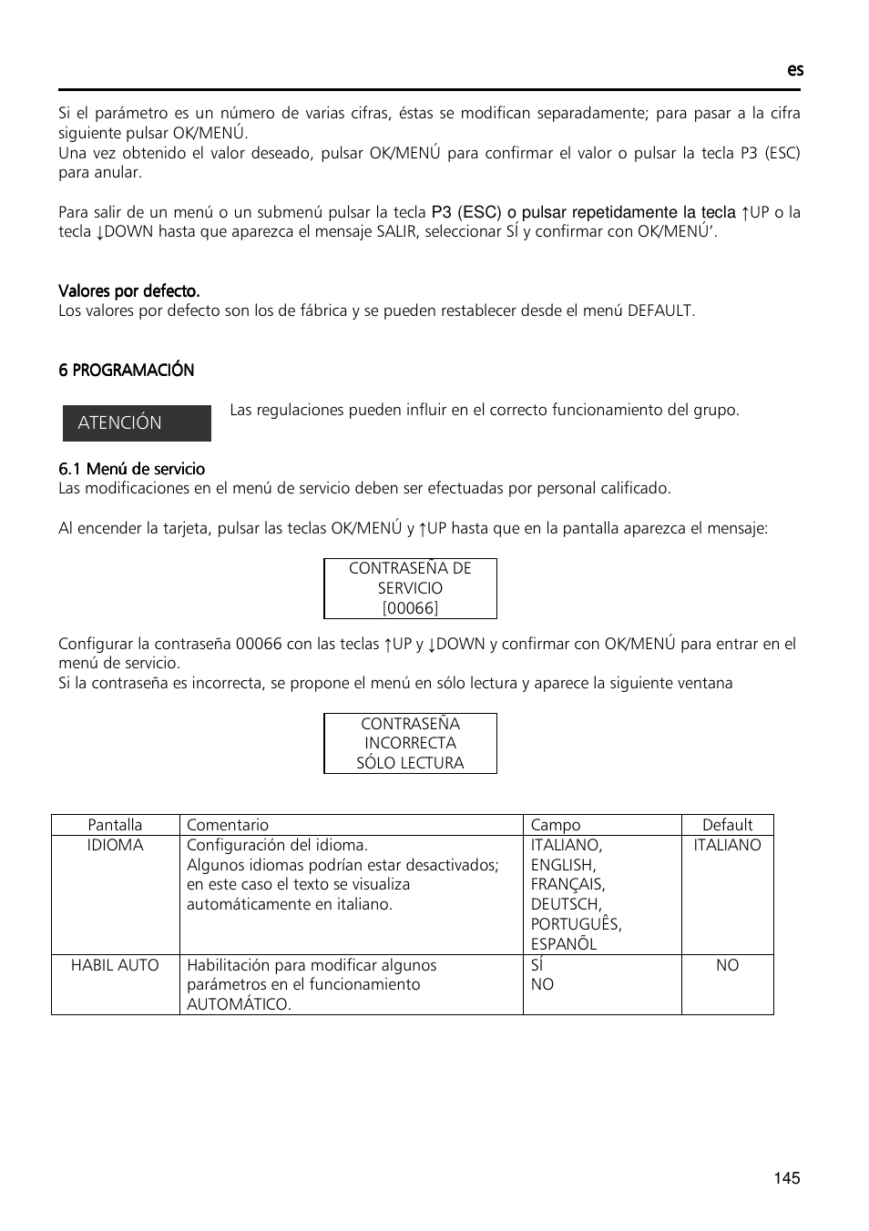 Xylem Fixed speed booster sets programming manual/Electronic control board SM30 User Manual | Page 145 / 168