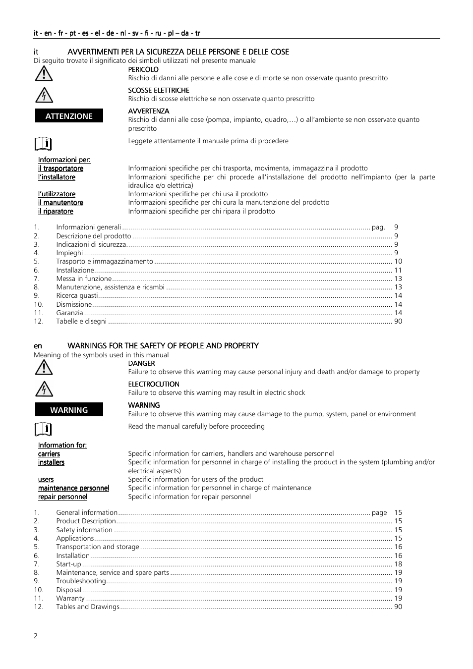 Xylem MAXIBOX PLUS User Manual | Page 2 / 100