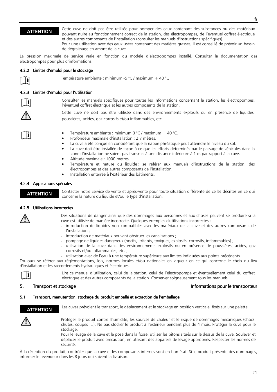 Xylem MAXIBOX PLUS User Manual | Page 21 / 100
