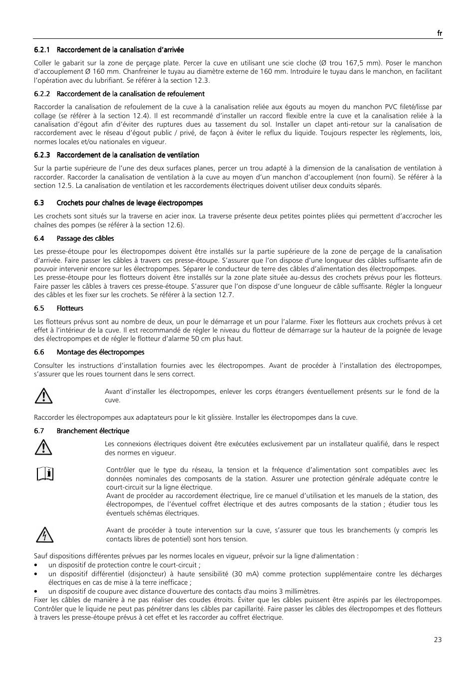 Xylem MAXIBOX PLUS User Manual | Page 23 / 100