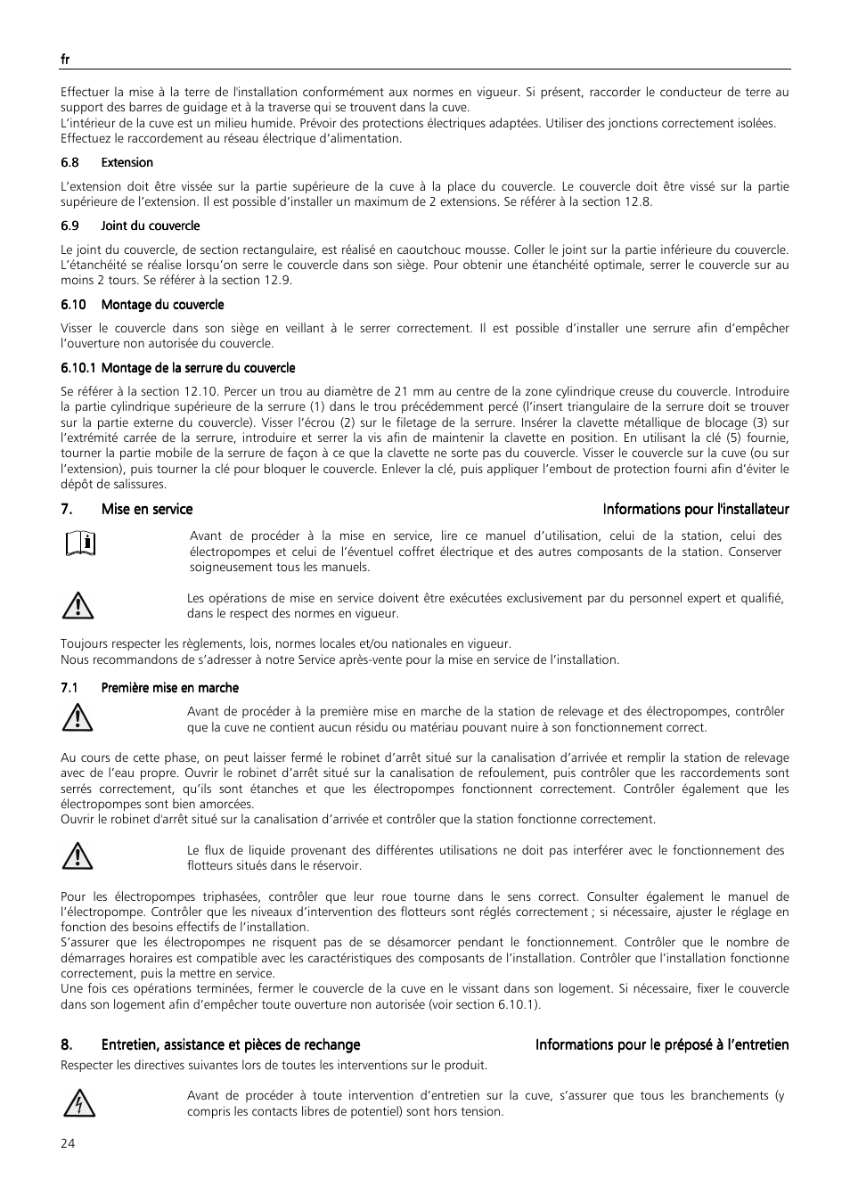 Xylem MAXIBOX PLUS User Manual | Page 24 / 100