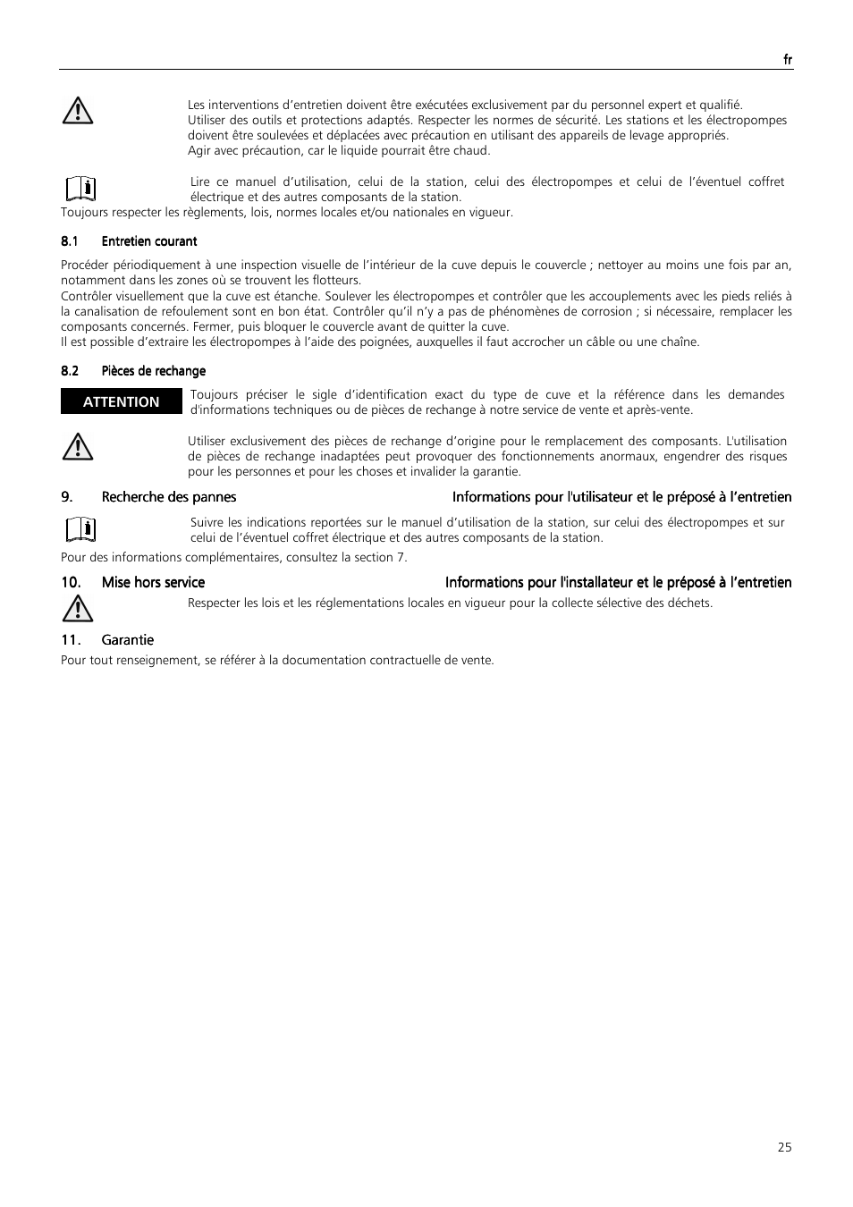 Xylem MAXIBOX PLUS User Manual | Page 25 / 100