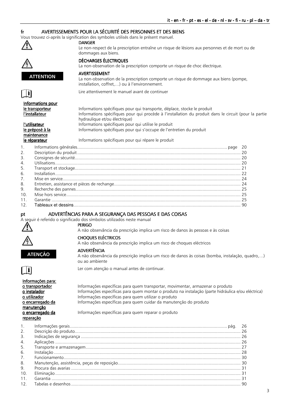 Xylem MAXIBOX PLUS User Manual | Page 3 / 100