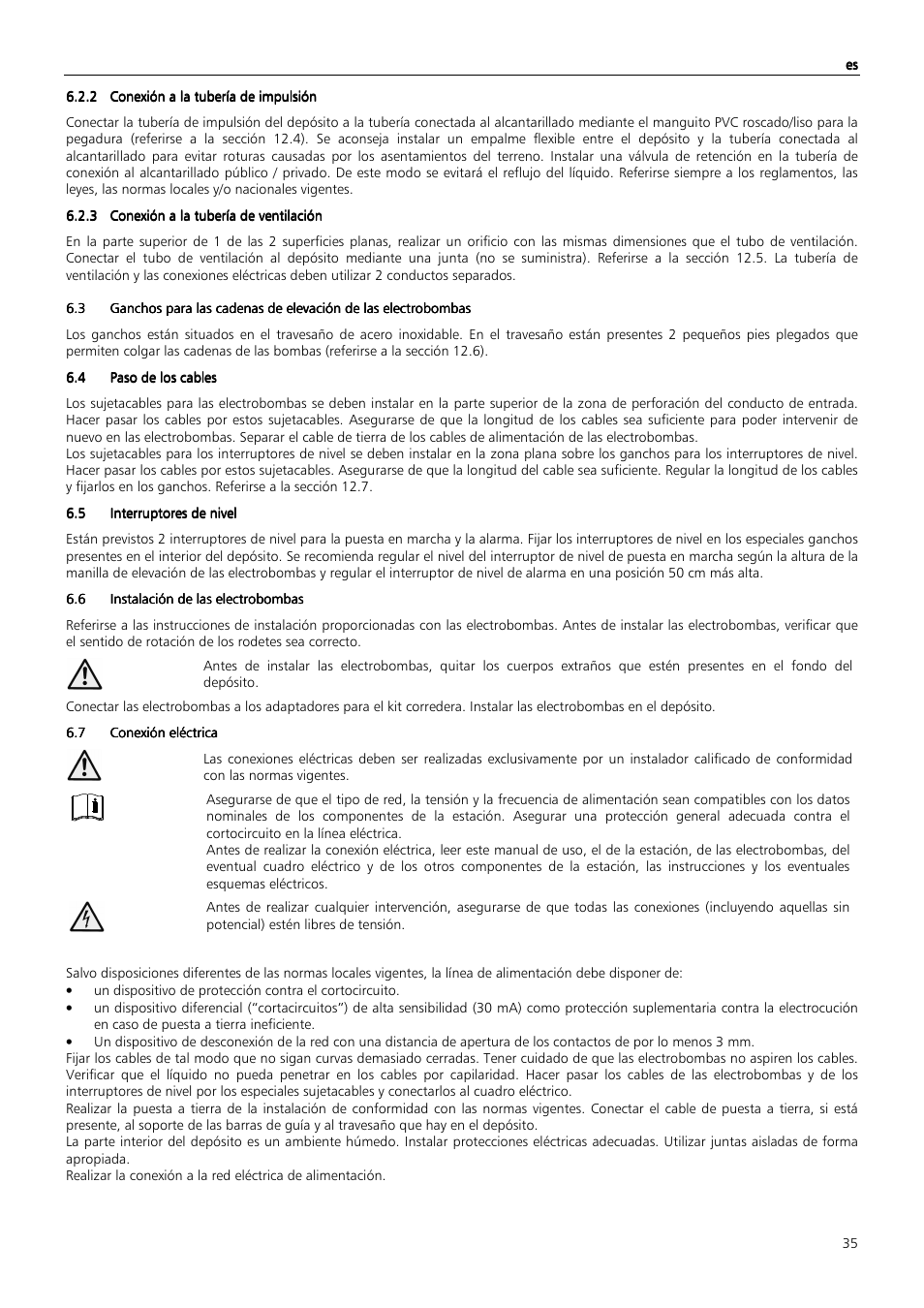 Xylem MAXIBOX PLUS User Manual | Page 35 / 100