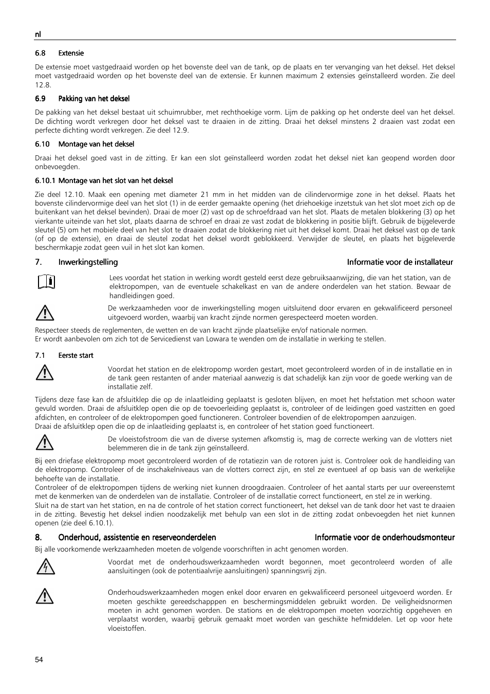 Xylem MAXIBOX PLUS User Manual | Page 54 / 100