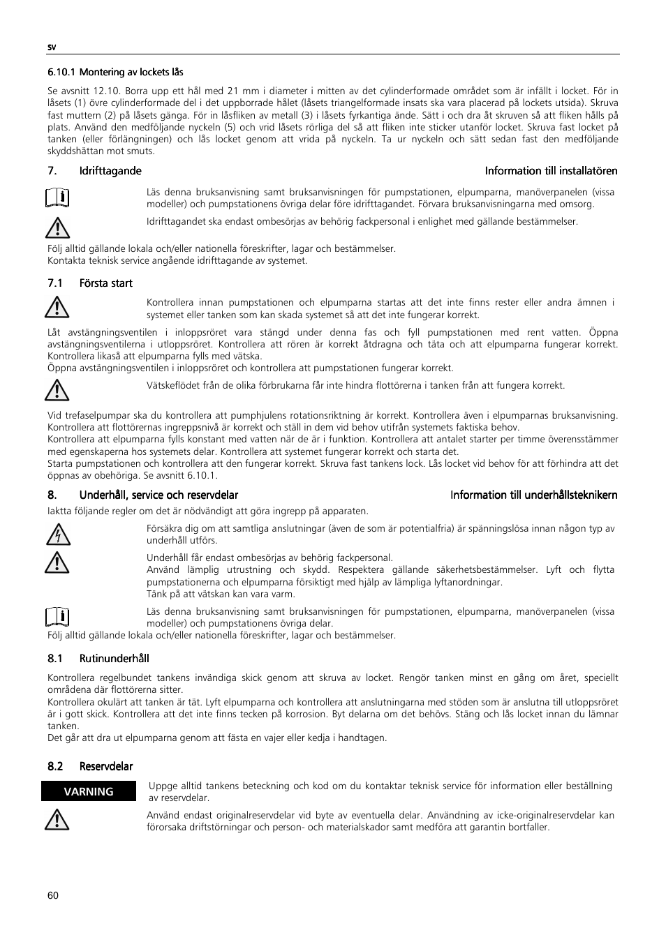 Xylem MAXIBOX PLUS User Manual | Page 60 / 100