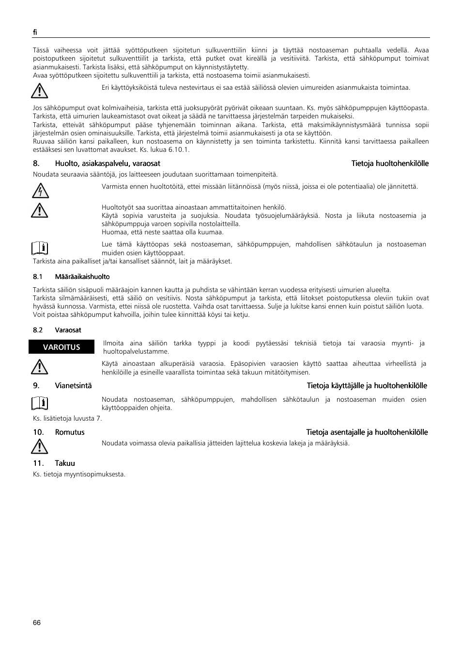 Xylem MAXIBOX PLUS User Manual | Page 66 / 100