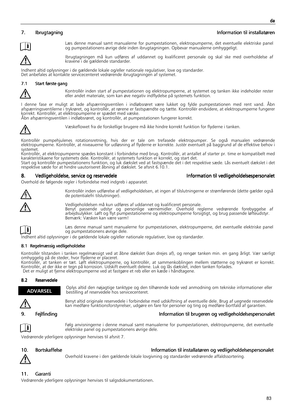 Xylem MAXIBOX PLUS User Manual | Page 83 / 100