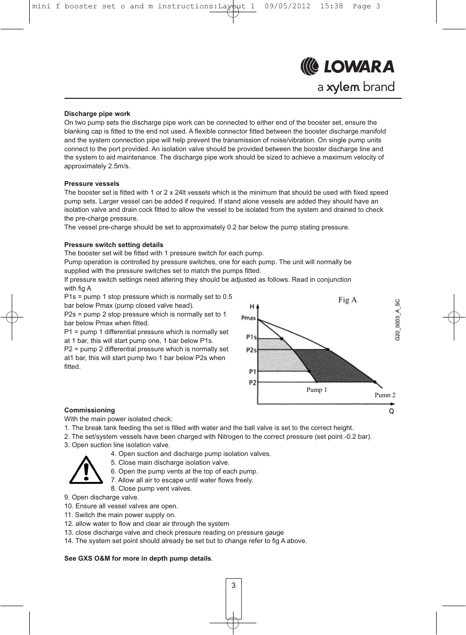Xylem O&M Mini F Series Variable Speed User Manual | Page 3 / 6