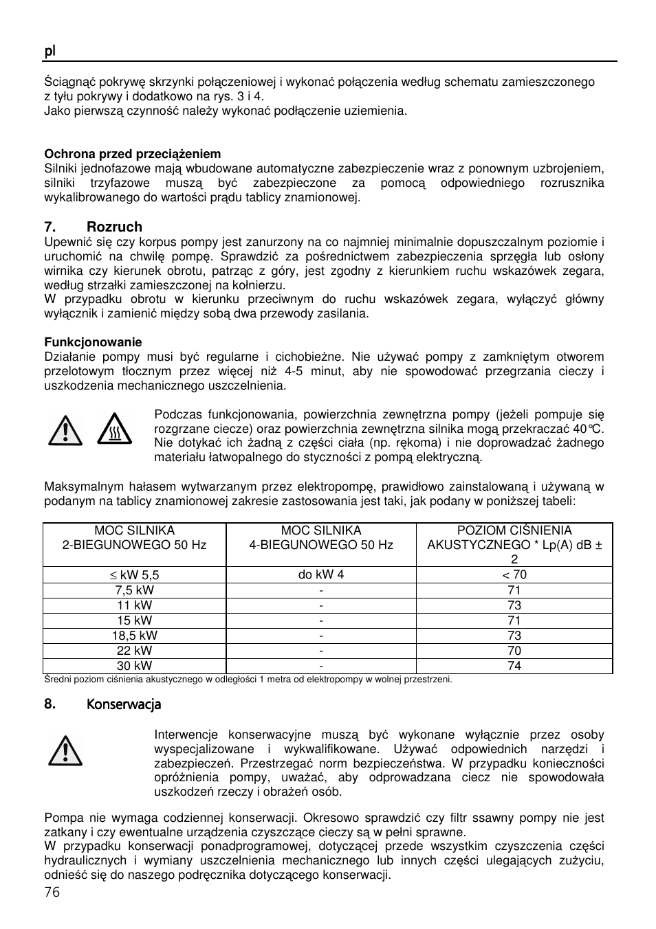 Xylem SVI Vertical Multistage Centrifugal User Manual | Page 76 / 84