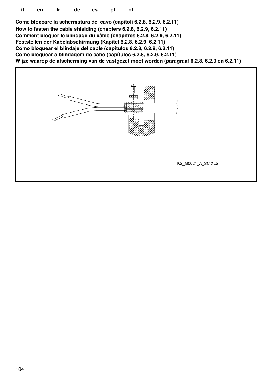 Xylem TEKNOSPEED User Manual | Page 104 / 120