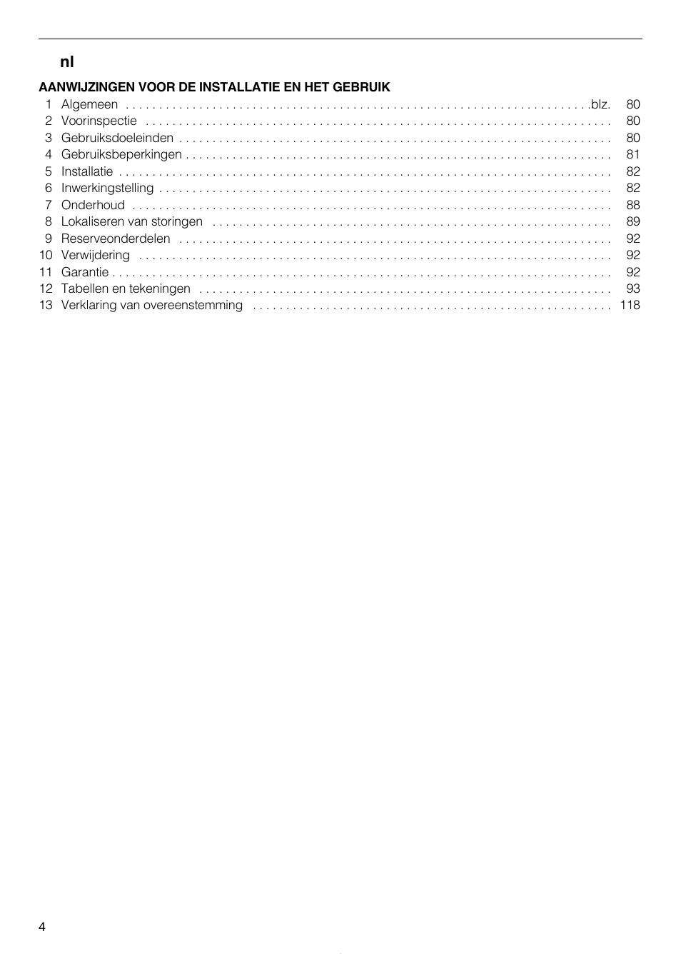 Xylem TEKNOSPEED User Manual | Page 4 / 120