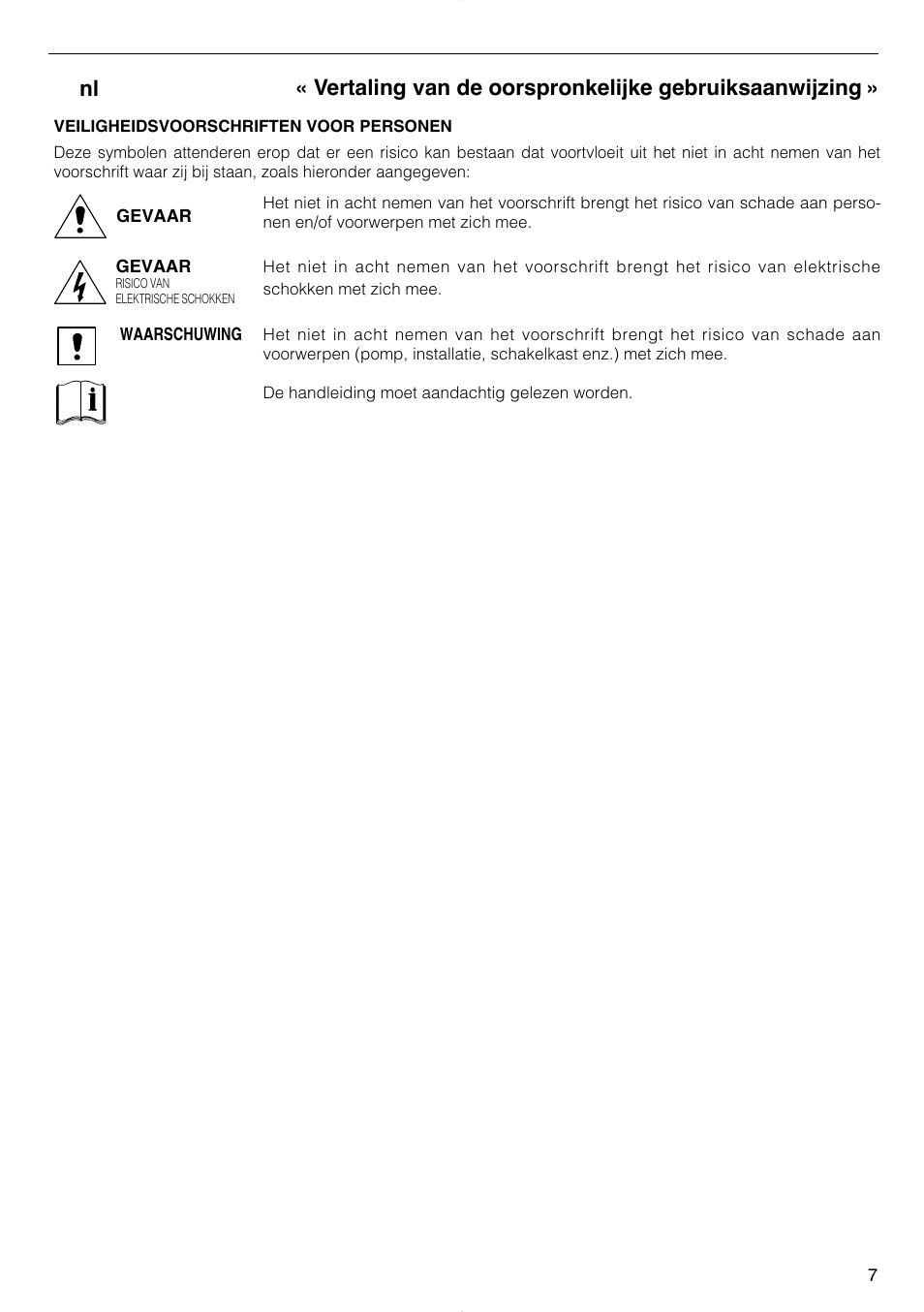 Xylem TEKNOSPEED User Manual | Page 7 / 120