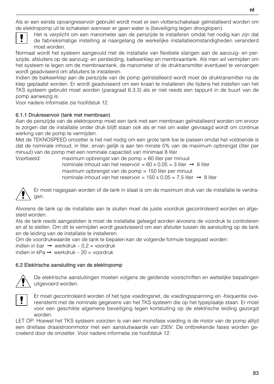 Xylem TEKNOSPEED User Manual | Page 83 / 120