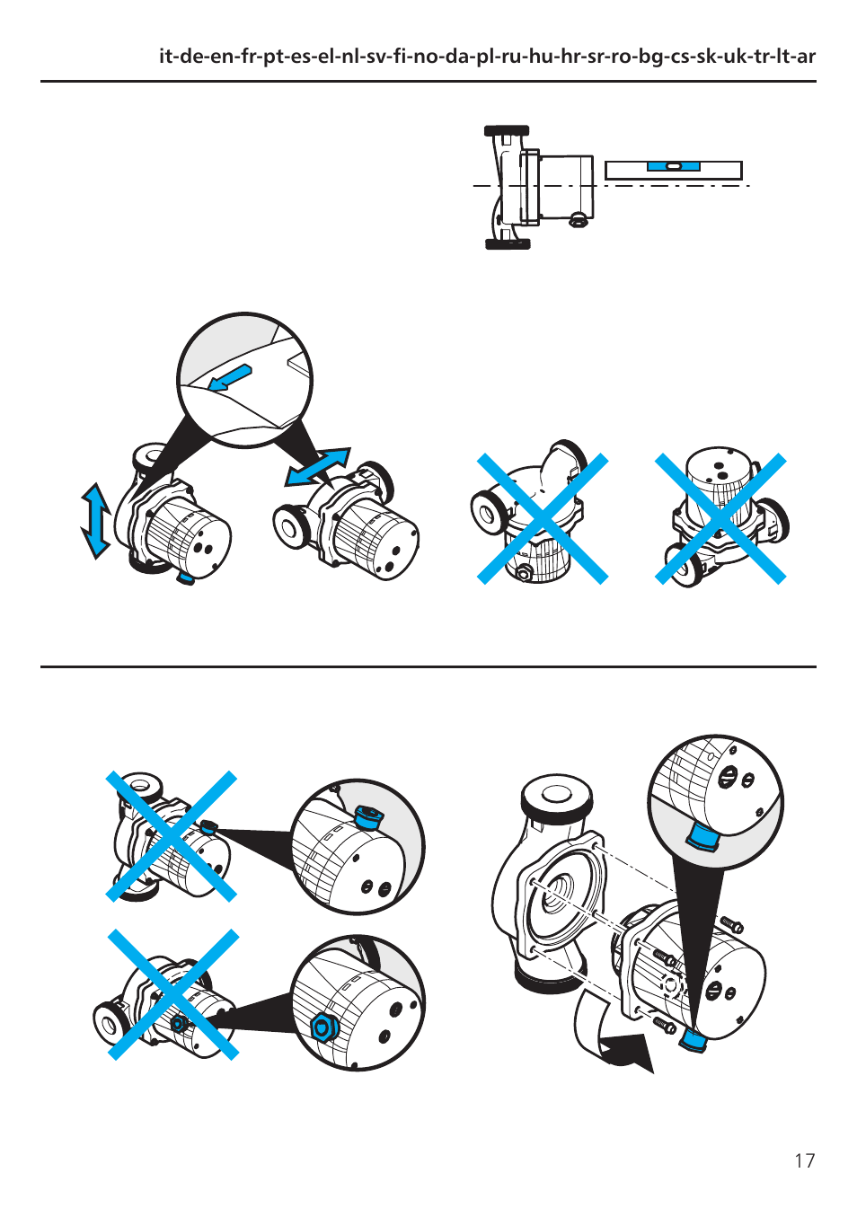 Xylem TLCB-TLCHB User Manual | Page 17 / 56