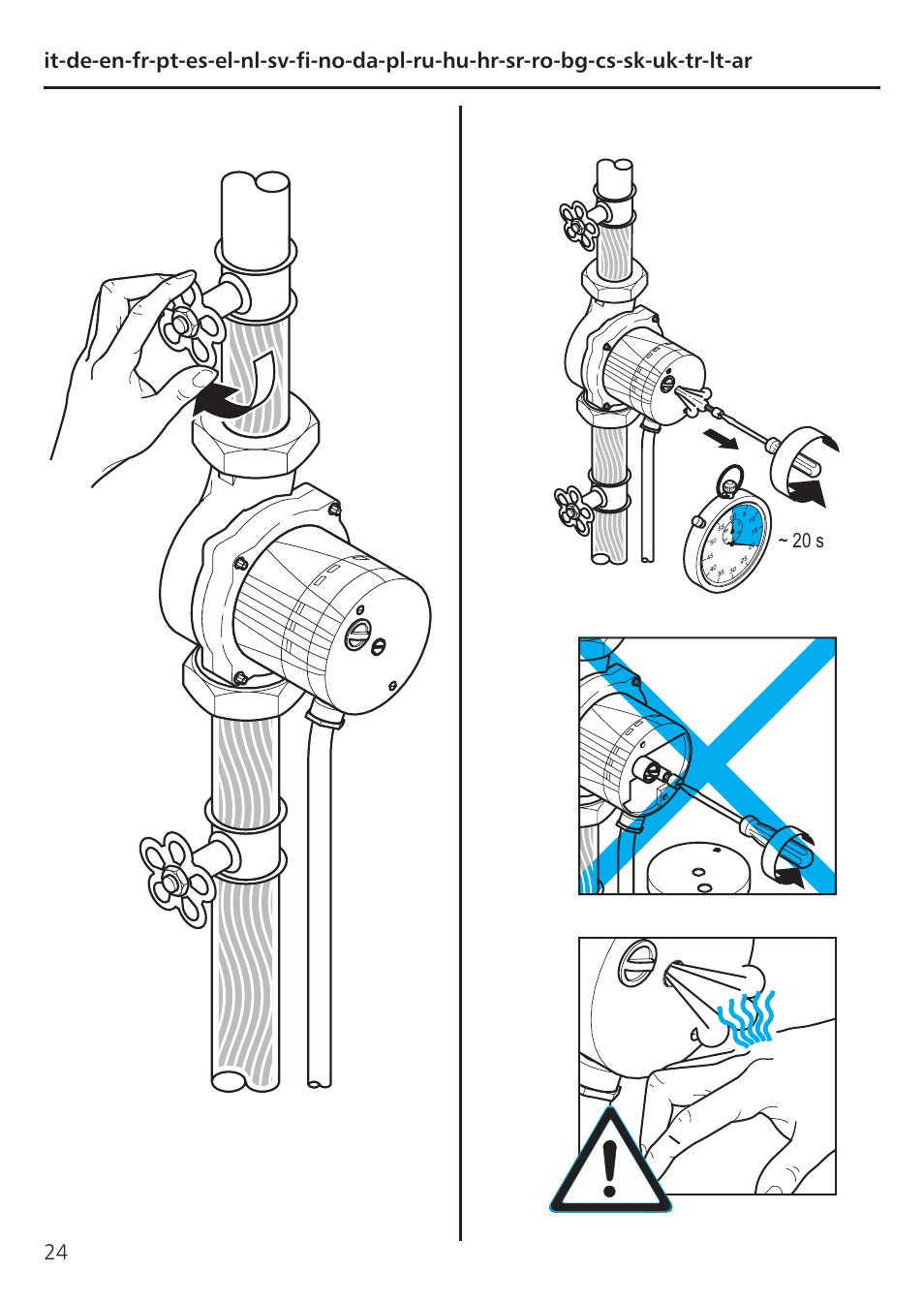 Xylem TLCB-TLCHB User Manual | Page 24 / 56