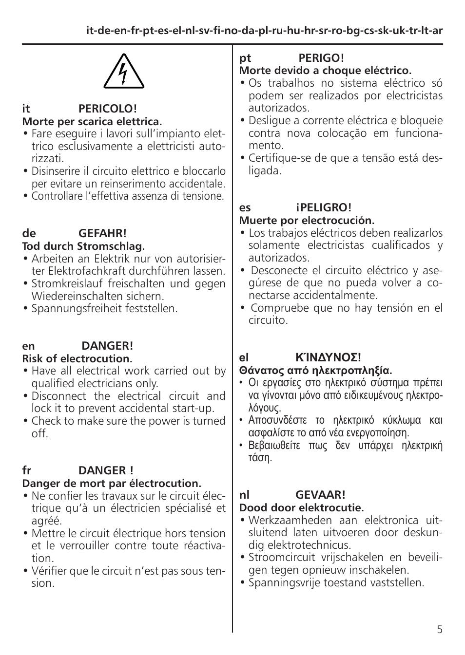 Xylem TLCB-TLCHB User Manual | Page 5 / 56