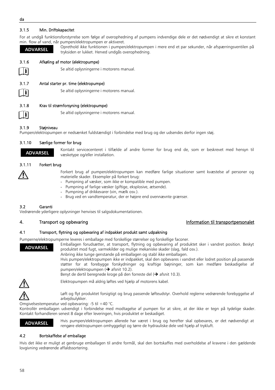Xylem Z6 ZN6 User Manual | Page 58 / 120