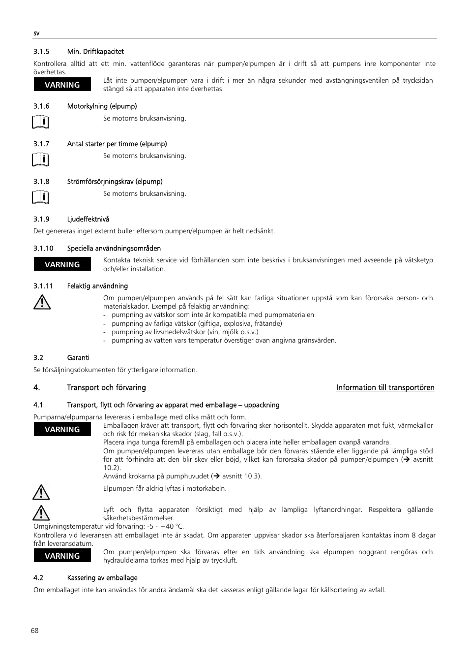 Xylem Z6 ZN6 User Manual | Page 68 / 120