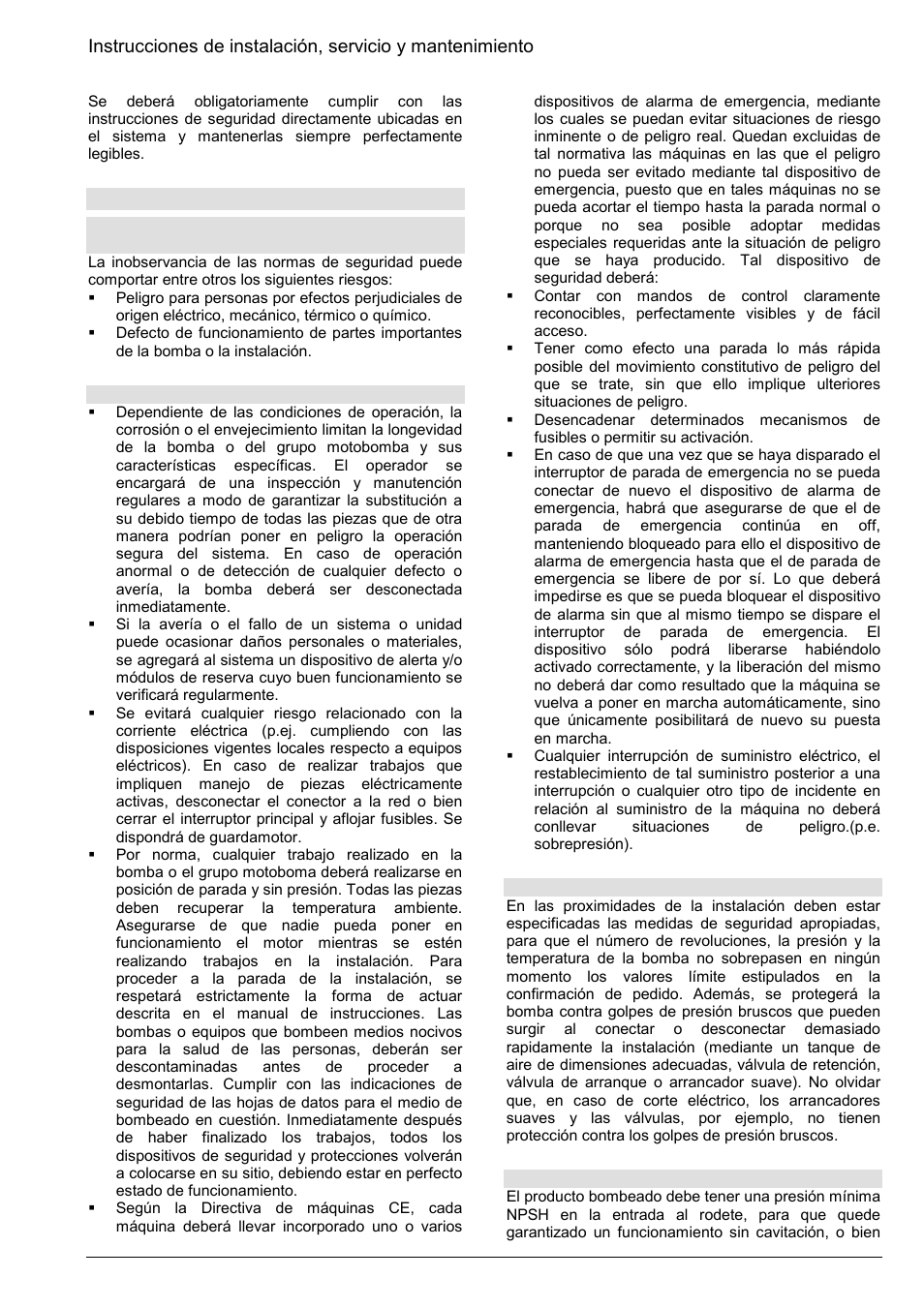 Xylem Z8 ZR8 Z10 ZR10 Z12 ZR12 User Manual | Page 51 / 88