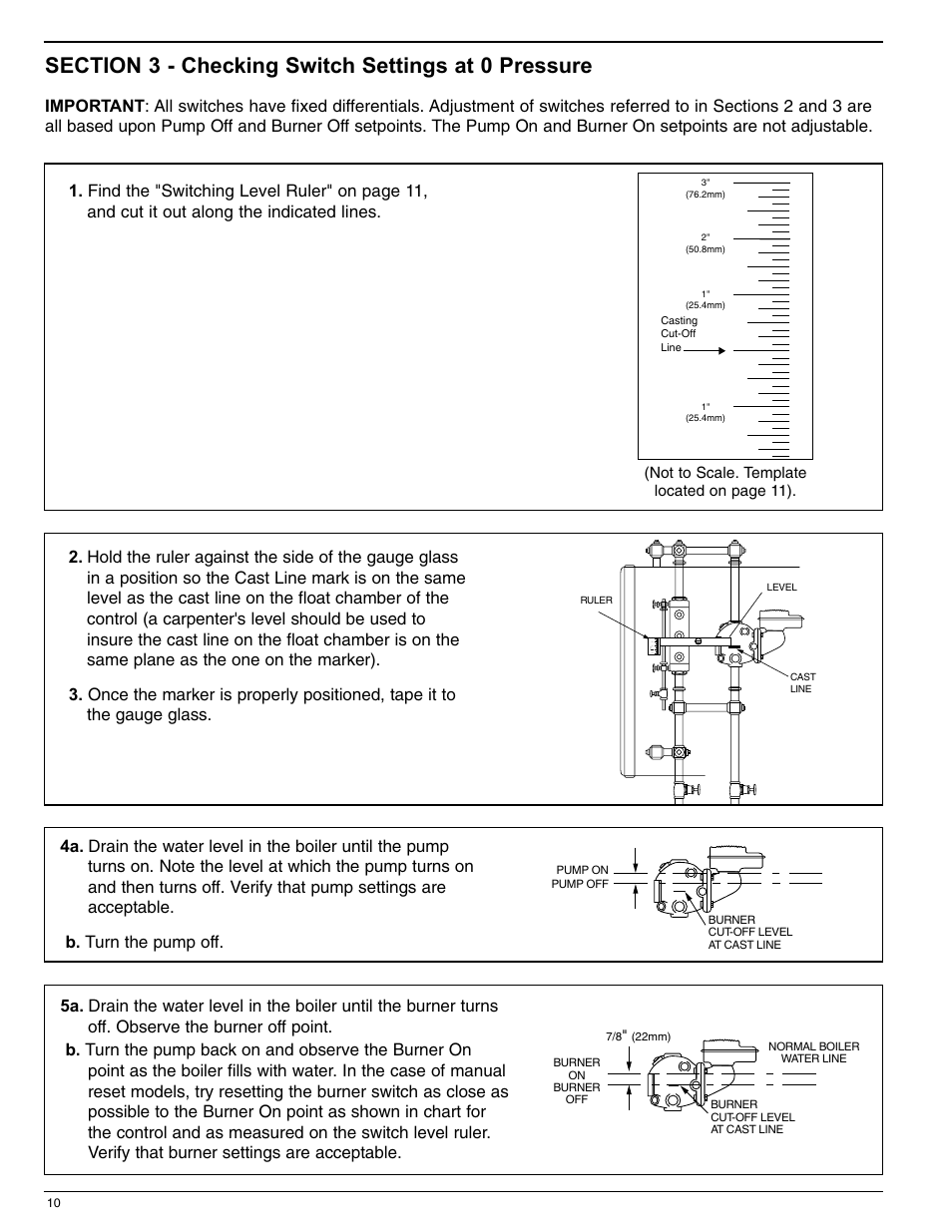 Xylem MM 244B Series 42S Replacement Snap Switch Assembly User Manual | Page 10 / 12