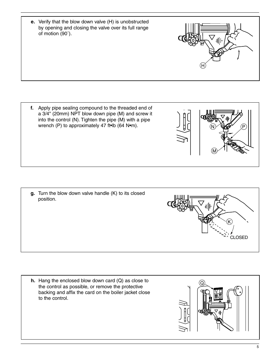 Xylem MM 702E Series 14-B Ball Type Blow Down Valve User Manual | Page 5 / 8