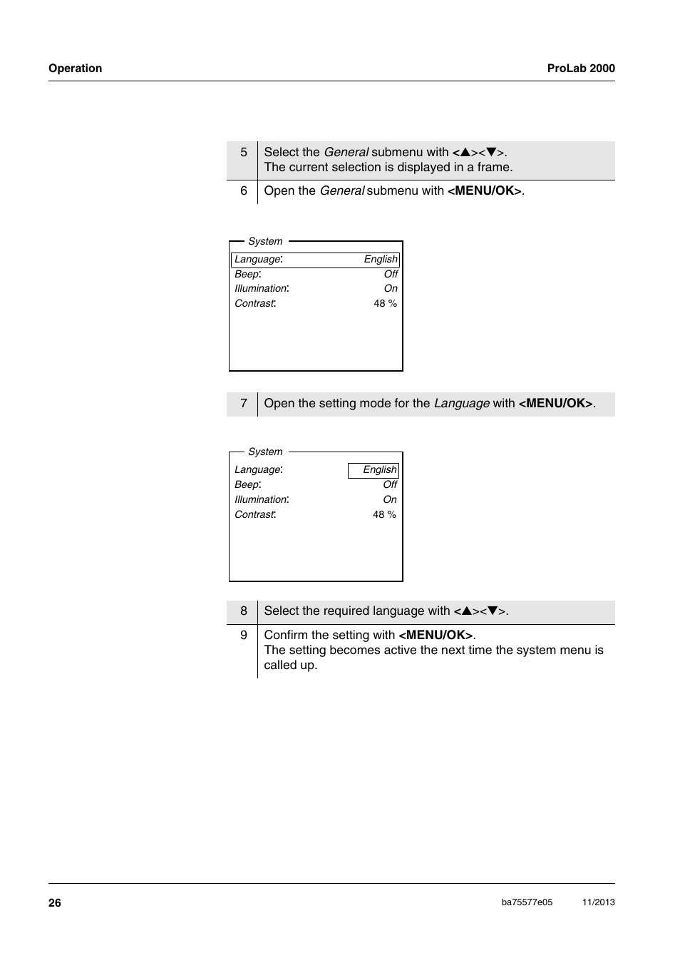 Xylem ProLab 2000 User Manual | Page 26 / 128