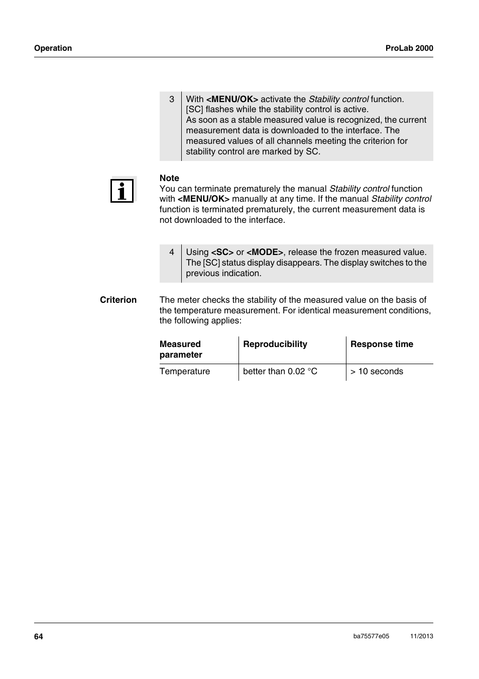 Xylem ProLab 2000 User Manual | Page 64 / 128