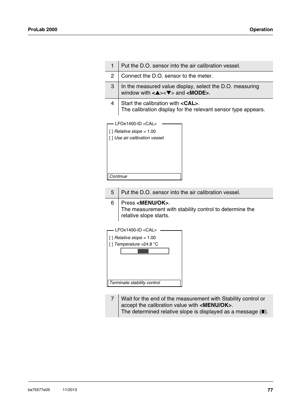 Xylem ProLab 2000 User Manual | Page 77 / 128