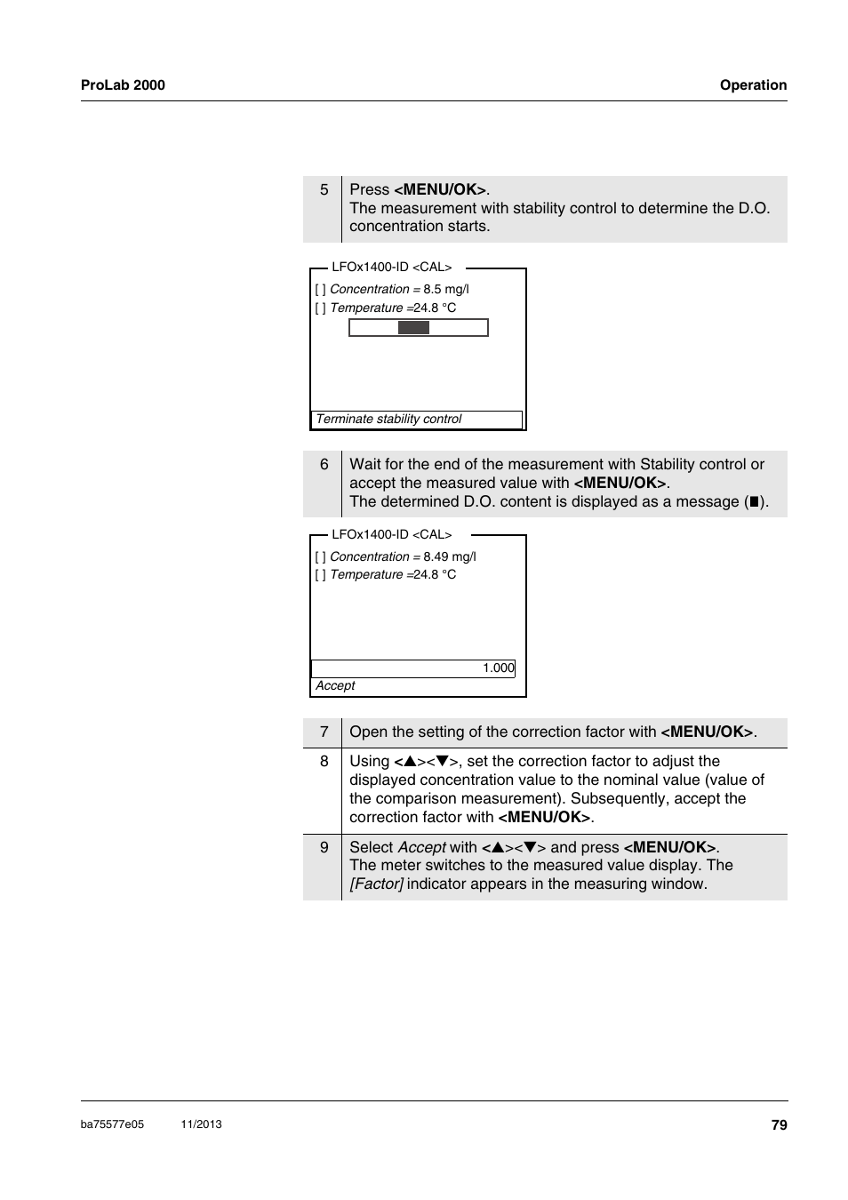 Xylem ProLab 2000 User Manual | Page 79 / 128